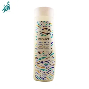 شامپو بدن پرونایس حاوی نمک دریا حجم 300 میلی لیتر